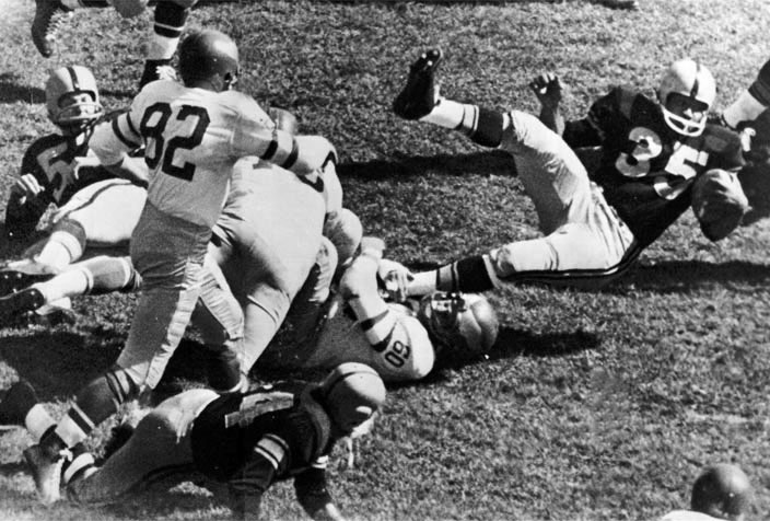 1957 AP photo from the Steelers vs the Eagles