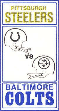 1976 AFC Playoffs, Steelers at Colts, 12/19/76 