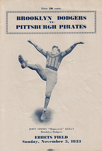 1933 Pirates at Dodgers