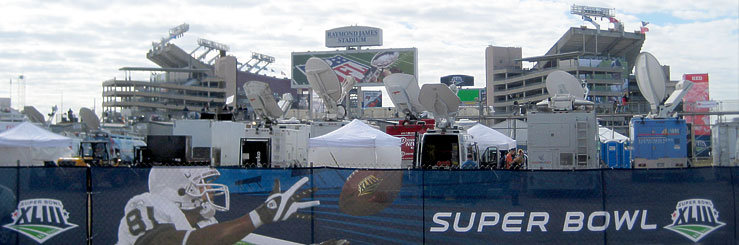 Super Bowl XLIII banner